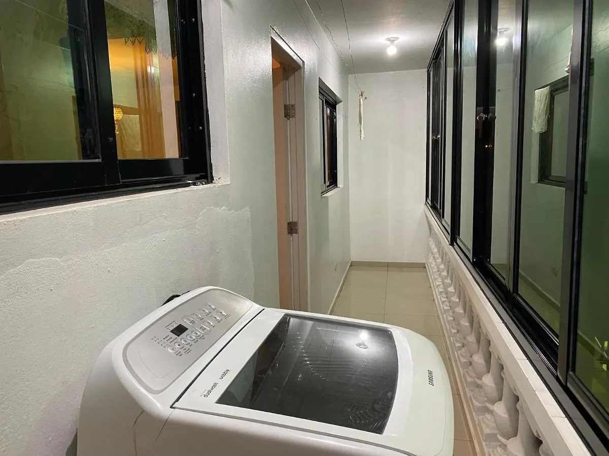 6-1 Santiago City Great Cozy Apt To Stay - Cozy 3 Bedrooms Apartment For 7 Peoples - Close To All Kind The Business Wifi - Air Condition 圣地亚哥洛斯卡巴 0*,